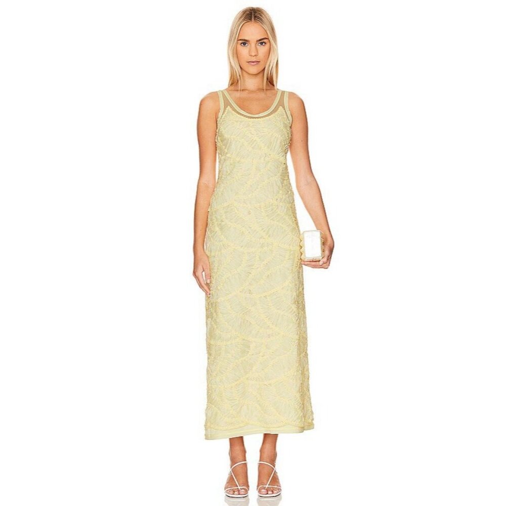 SIMKHAI Zakai Tank Yellow Maxi Dress - REG $875